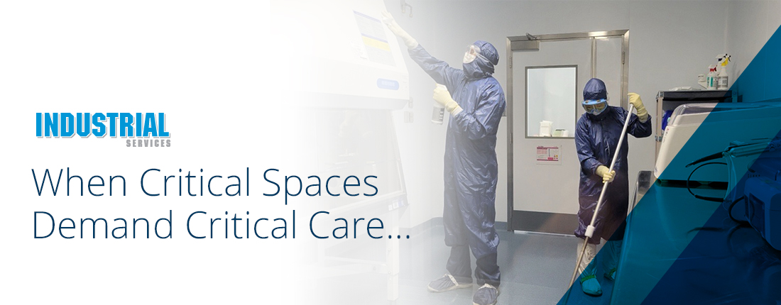 Data center, lab and pharmaceutical facility clean room cleaning and sanitization